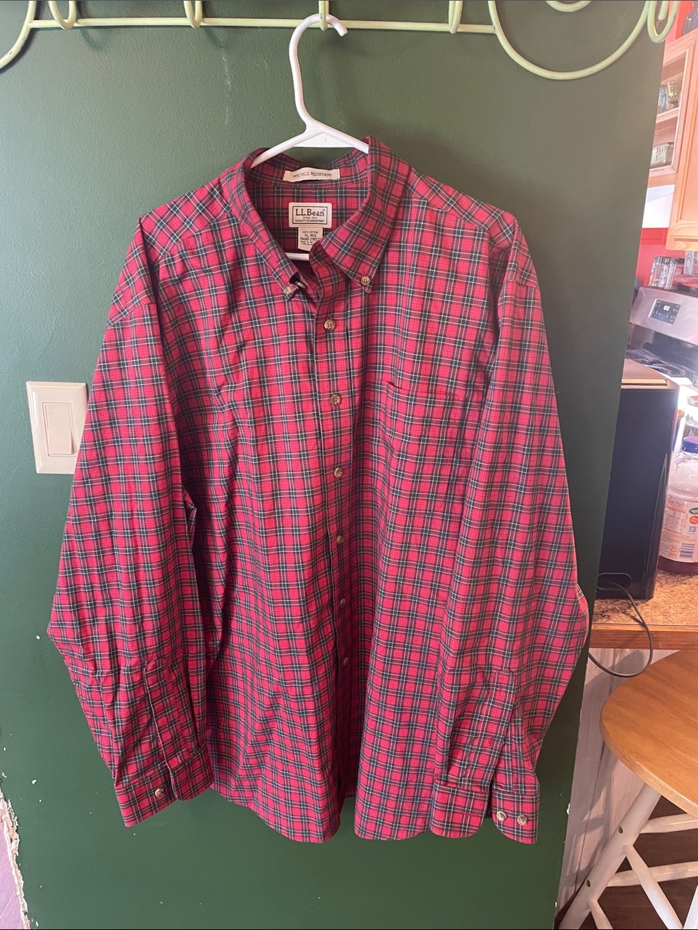 Lot Of 3 L.L.Bean Button-Down Shirts 1-Flannel 2-Causal Size XL-Reg - Picture 7 of 8